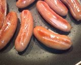 お弁当用作り置きウインナーケチャップ炒め作り方1写真
