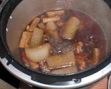 大根と鶏かしら肉の圧力鍋煮込み作り方4写真