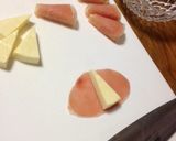 栄養おやつ直ぐ完成簡単好物生ハムチーズ作り方2写真