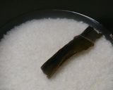 ぷっくり綺麗色＊グリンピース＊豆ごはん作り方3写真