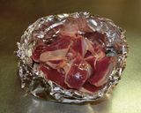 葉にんにくと鶏の砂肝炒め作り方3写真