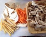 舞茸ごはん☺︎具沢山作り方1写真
