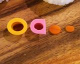 親子遠足キャラ弁♥ひよこの親子おにぎり作り方5写真