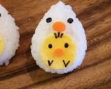 親子遠足キャラ弁♥ひよこの親子おにぎり作り方6写真