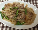 豚肉と大根のオイスターソース炒め作り方9写真