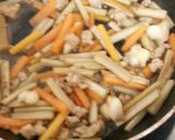 きんぴらリメイク簡単ズボランチきんぴら丼作り方2写真