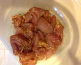 レンジで簡単♪鶏もも肉の甘味噌絡め~作り方1写真
