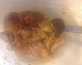 レンジで簡単♪鶏もも肉の甘味噌絡め~作り方5写真