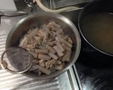 ポン酢で食べる「元祖すじこんの店」鉄板焼作り方4写真