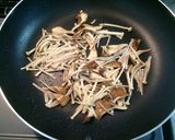 エノキと舞茸、スモークサーモンのマリネ作り方3写真