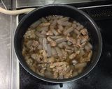 ポン酢で食べる「元祖すじこんの店」鉄板焼作り方6写真