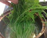 モヤシと水菜のナムル作り方1写真