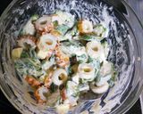お手軽☆おくチーくわサラダ作り方6写真