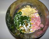 クレソンとハムとオリーブのキッシュ♪作り方7写真