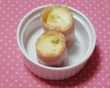 【ママレシピ】うずらベーコンonチーズ♪作り方4写真
