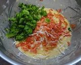 おつまみ✿さきいかと桜えびのもっちり焼き作り方2写真