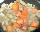 授乳中に♪沢山食べたい根菜煮物作り方3写真
