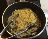簡単！たらこときのこの和風パスタ作り方5写真