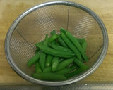 すりおろし蓮根といんげんの小鉢作り方1写真