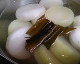大根の肉味噌のせ(ふろふき大根)作り方2写真