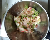 おつまみにも☆ささみと梅の焼きワンタン作り方5写真