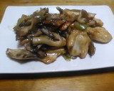 鶏肉と舞茸の甘辛炒め柚子風味作り方6写真