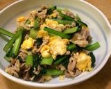 豚肉&卵&小松菜のオイスター炒め♪作り方11写真