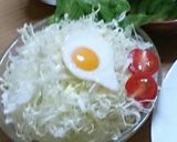 生野菜♪ちいちゃな目玉焼きのせ！作り方3写真
