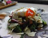 エッグ＆ポテチ＆ベーコン＊菜の花サラダ＊作り方8写真