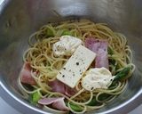 アスパラとベーコンのパスタ作り方4写真