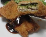 お弁当にも☆緑とチーズのミルフィーユカツ作り方9写真