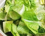 シーザーサラダ♪ロメインレタスで〜作り方3写真