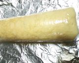 グリンピースもち麦ご飯と生姜焼き肉巻き物作り方10写真