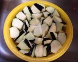 揚げナスとトマトのホットサラダ作り方1写真
