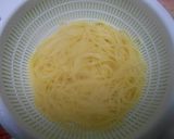 新玉葱と茄子とツナ缶のパスタ・トマト添え作り方10写真