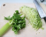 葉まで完食!簡単!おいしい!セロリの佃煮作り方1写真