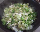〆のご飯に✿蒟蒻入り☺葱＆生姜ご飯作り方2写真