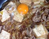 濃厚♡豚バラ肉で作るとろ〜り玉子の肉豆腐作り方9写真