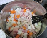 保温調理器でらくらくポークビーンズ作り方3写真