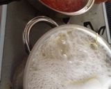 雨の日のトマト缶とツナ缶のパスタ作り方1写真