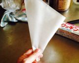 落し蓋ない時に、メモ作り方4写真
