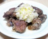 お酒のお供にも☆レバ唐ネギ塩のせ作り方10写真