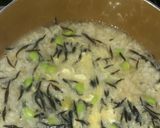 ひじきと枝豆のおじや作り方4写真
