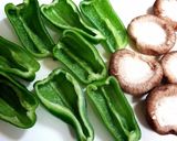 豆腐で♪ピーマン☆しいたけ☆肉詰め作り方5写真