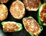 豆腐で♪ピーマン☆しいたけ☆肉詰め作り方11写真