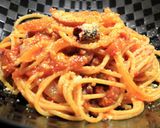 簡単！ベーコンと玉ねぎの本格トマトパスタ作り方8写真