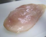 鶏胸肉の甘酸っぱい炒め物作り方1写真
