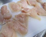 鶏胸肉の甘酸っぱい炒め物作り方2写真