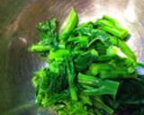 菜の花のクリチ和え作り方1写真
