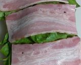 焼きレタス粗挽き黒胡椒ベーコントースト！作り方3写真